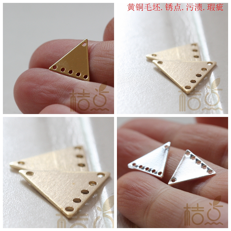 diy饰品耳环几何风铜配件