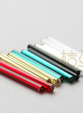 DIY饰品配件 长管 Tube Preciosa 直管 玻璃珠 几何图形 Bugles