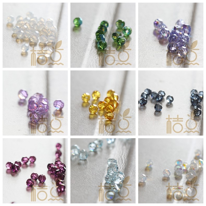 奥地利水晶diy刻面地球珠