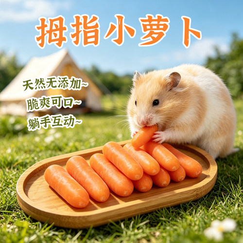 仓鼠零食拇指小萝卜磨牙解闷