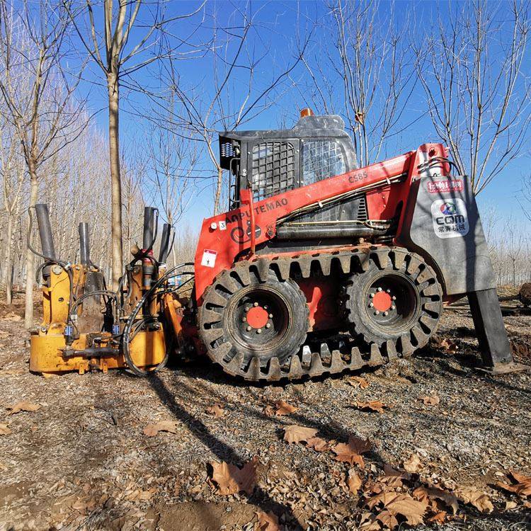 挖树机 四瓣式移树机 苗圃园林移树切根机 林业机械 挖树机