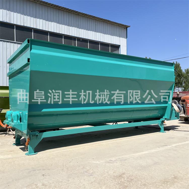 双动力青贮饲料合卧T混式稻草MR拌EEV料机机四角称重日粮混料制备