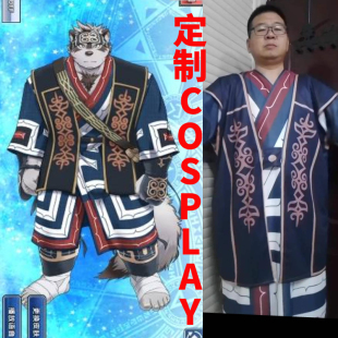 来图定制做COSPLAY衣服装 Furry兽人 东京放课后神威上衣羽织套装