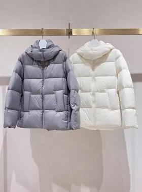 伊芙丽2025秋冬季新款保暖御寒连帽羽绒服1GB180331/1GB280332