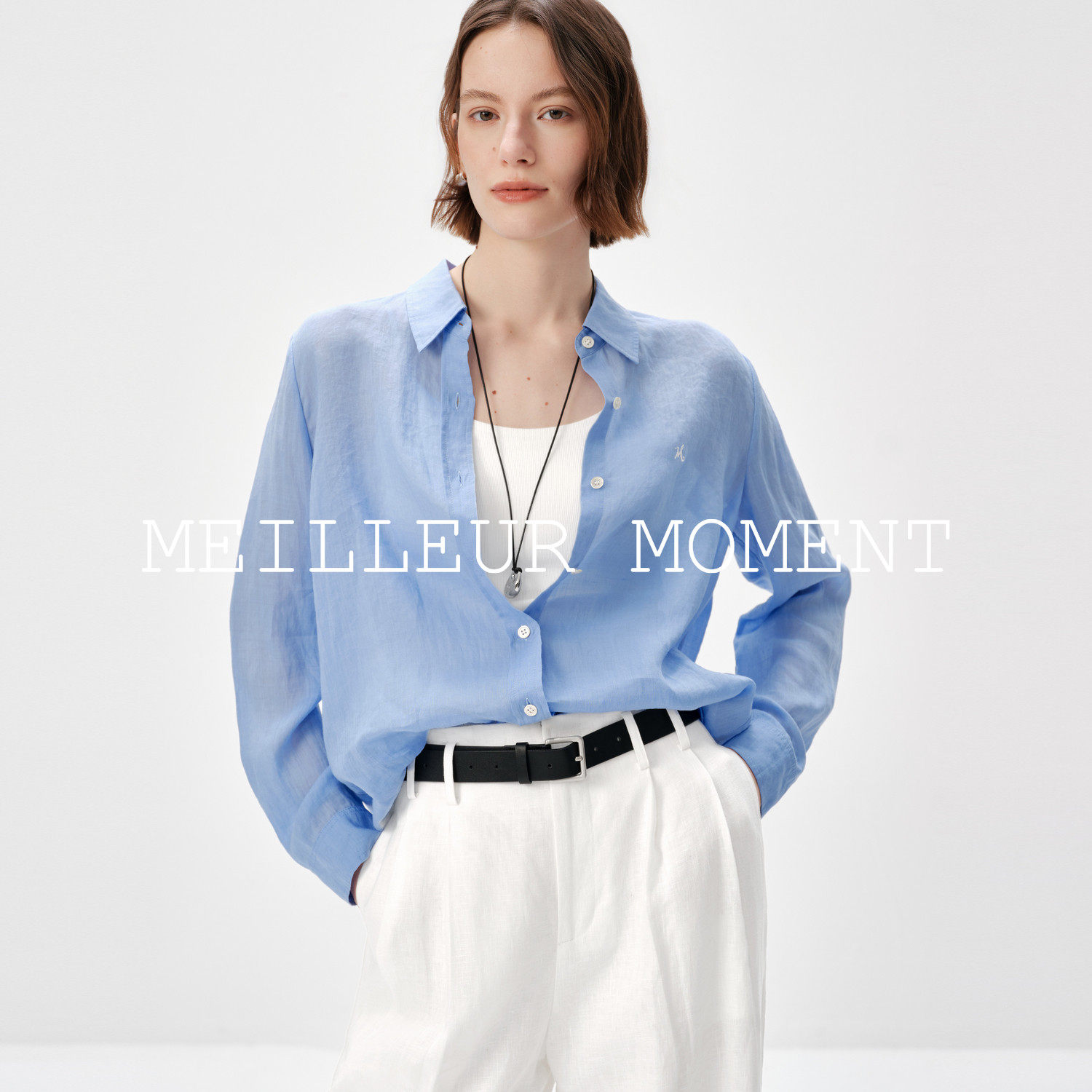 【4/10上新】天然麻系列MM麦家舒适老钱衬衫100苎麻商场同款26夏