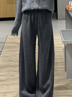 【商场同款】MM麦家2025秋冬季新款百搭时尚高腰长裤子5GA152611