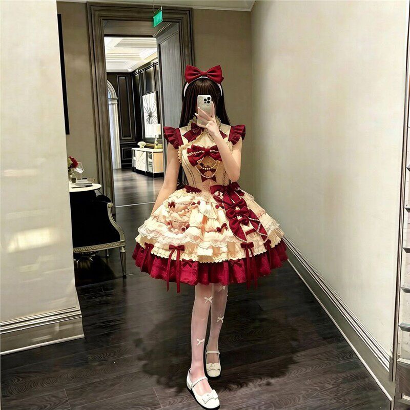 甜心洛丽塔优雅茶会JSK连衣裙