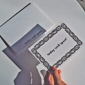 手写祝福卡片 不支持单拍哦