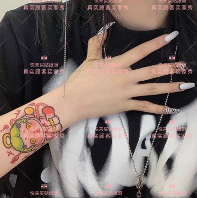sp天使纹身新款防水持久动漫可爱