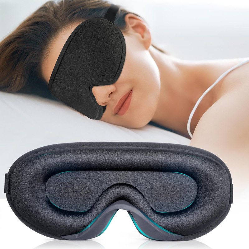 A106清眸汇睡眠眼罩3D立体贴合轮廓遮光深度透气护眼遮光