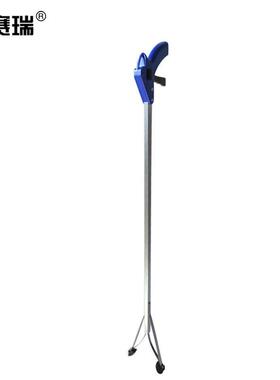 安赛瑞商用铝合金直杆垃圾夹环卫保洁长柄垃圾钳80cm(5个装)10679