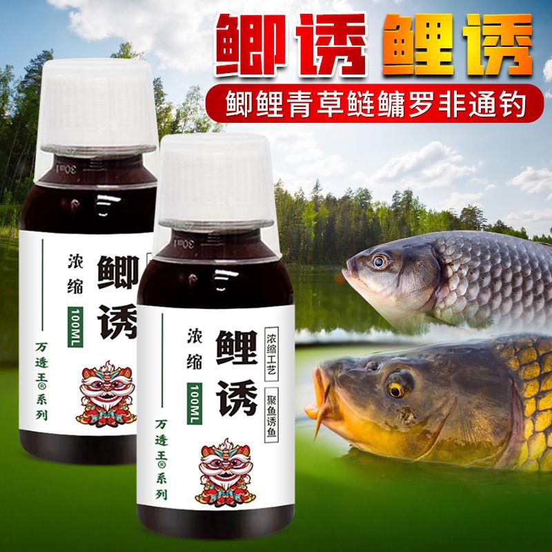 抖音爆款鲤诱钓鱼小药鲤鱼专用饵料窝料开口聚鲫诱食剂野钓黑坑大