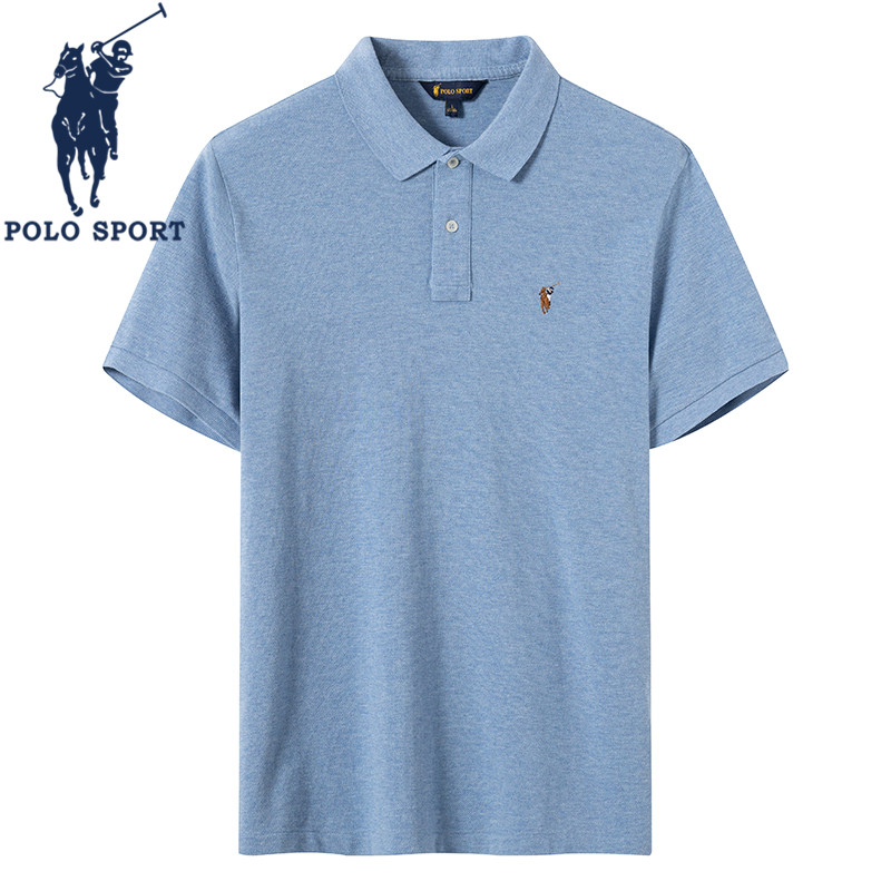 polo sport 男款保罗polo衫2021夏季新刺绣小马标潮牌短袖t恤男