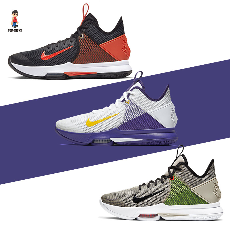 【tom】nike 詹姆斯witness4代 实战篮球鞋cd0188-100-200-003