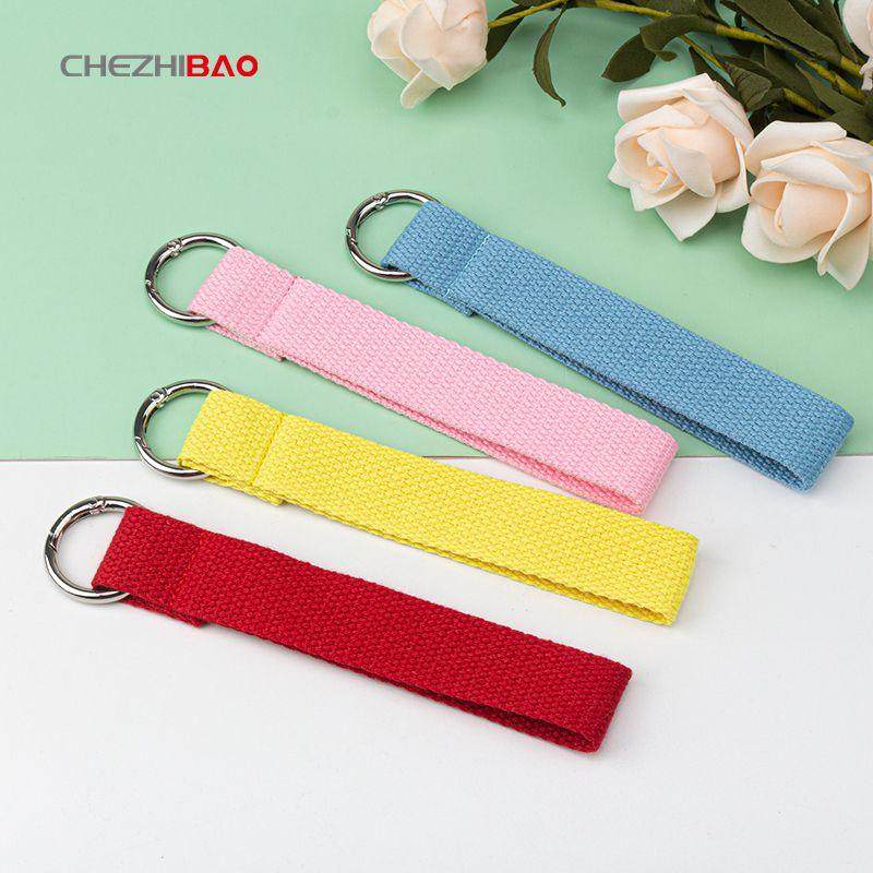 DIY空白钥匙扣飘带棉带钥匙扣