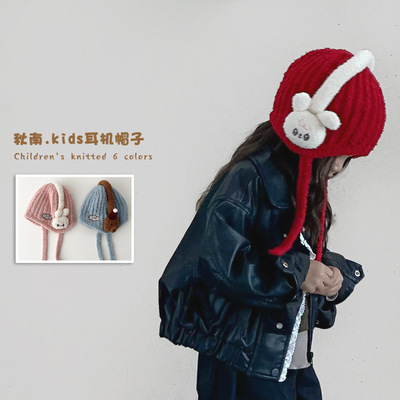 男女童护耳帽子防风加厚保暖
