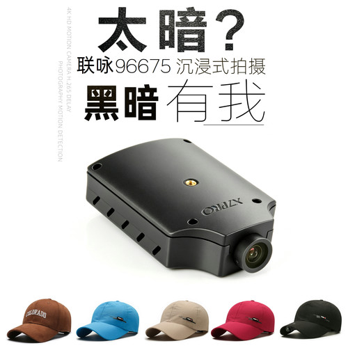 4K高清随身旅行帽戴摄像机vlog