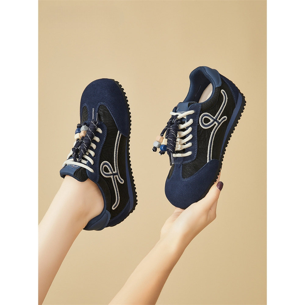 内增高德训鞋女鞋2025新款爆款时尚气质阿甘鞋子女款运动鞋