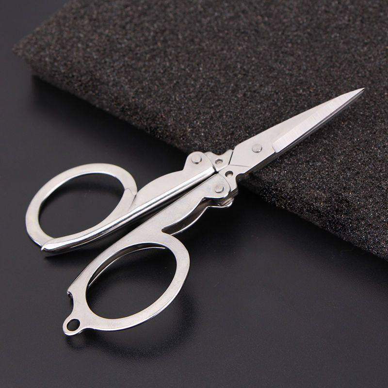 多功能不锈钢折叠剪刀便携旅行钓鱼户外迷你实用创意设计小工具