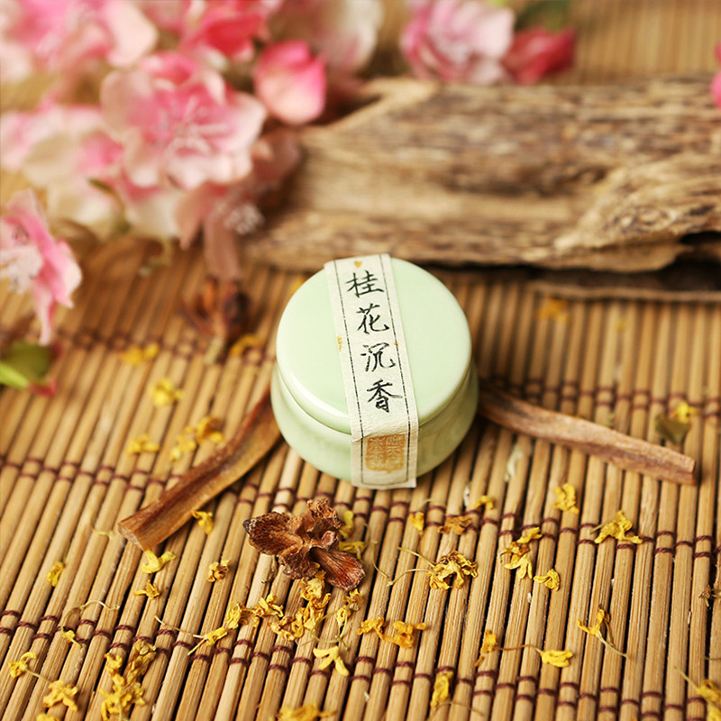 桂花沉香应天府崇霖故宫古风香膏女士固体香水女持久淡香学生|msdalam kategori Care pembersih/tuala wanita/kertas/Aromatherapy, Aromatherapy Products, aroma Spice - dari Buy2taobao.com untuk memberikan perkhidmatan ejen Taobao profesional membeli