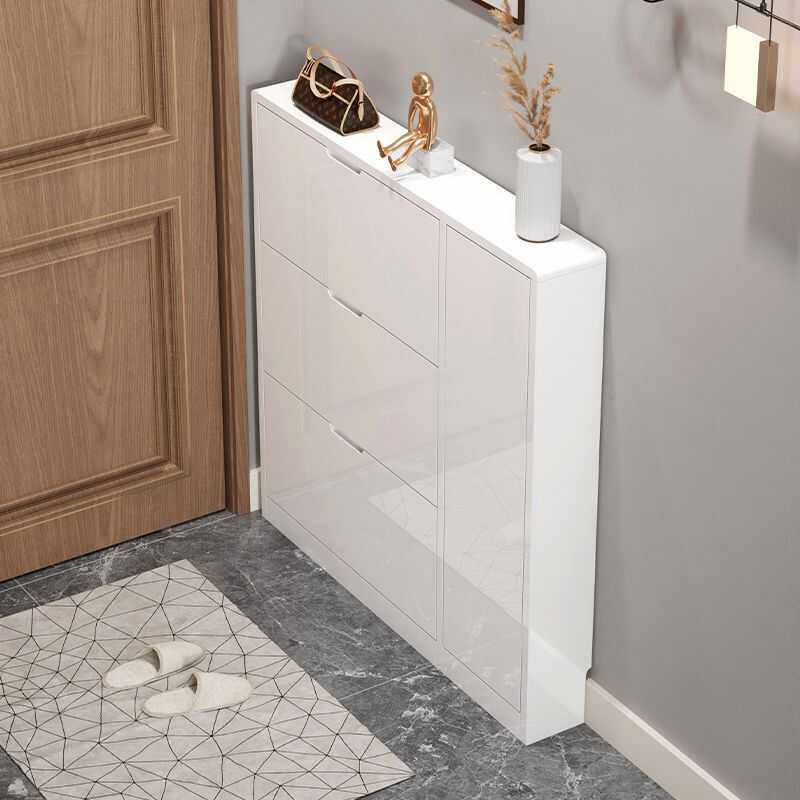 超薄鞋柜家用门口17cm白色17公分