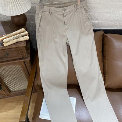 保罗彼得专柜正品男士修身直筒休闲裤春夏季通勤极简风KAFAK00801
