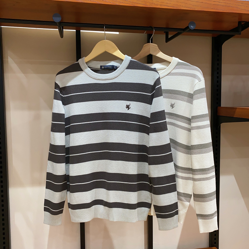 保罗彼得男士长袖针织衫