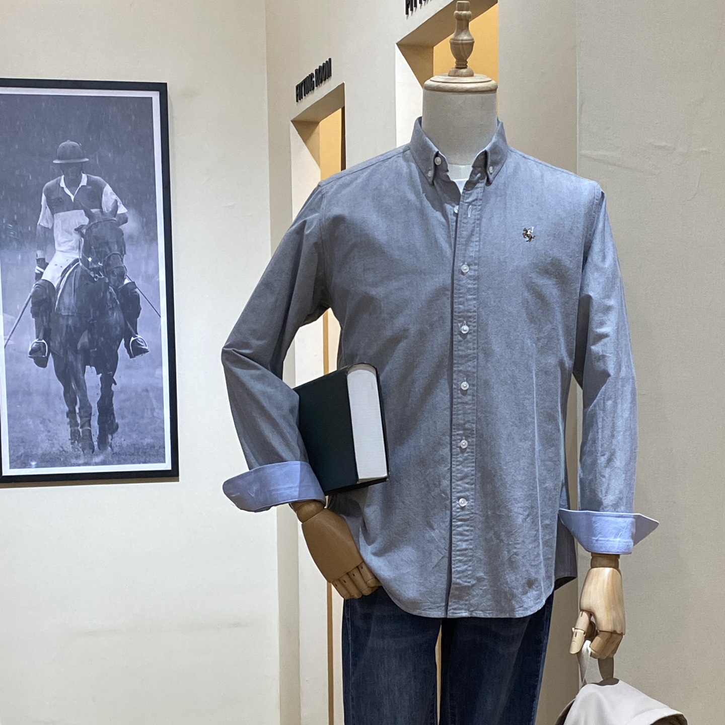 保罗彼得男式长袖衬衫商务休闲