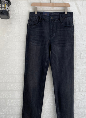 保罗彼得专柜正品男士牛仔裤修身款舒适百搭简约时尚KEECN00150