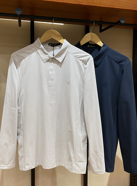 保罗彼得 专柜 男士长袖POLO衫NTDA48521/22商务长袖T恤一款两色