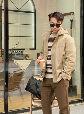 保罗彼得 专柜正品 新款 YCDC75941男士连帽夹克商务休闲百搭