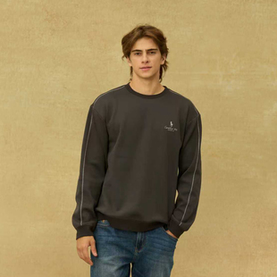 商场同款 舒适 男式 卫衣宽松 运动简约RN0983517 圆领长袖 DIV.POLO