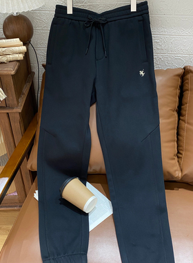 保罗彼得 专柜同款男式休闲裤 松紧腰 一体绒 保暖有型NFEDK00262