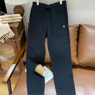 专柜同款 一体绒 男式 松紧腰 保暖有型NFEDK00262 休闲裤 保罗彼得