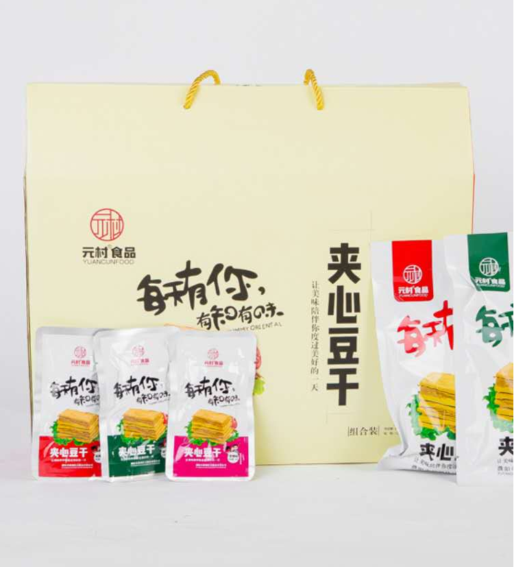 濮阳特产老家河南南乐元村福到佳夹心烘焙豆干卷地方名吃休闲零食