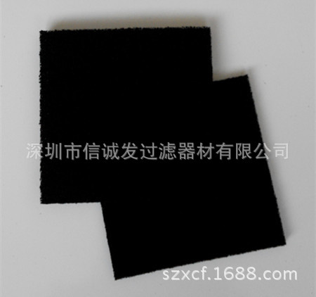 族过滤网棉材料空气过滤网厂家吸烟阻燃网绵滤芯活性炭水