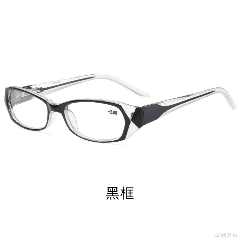 8808女士时尚复古防蓝光老花镜树脂老花眼镜弹簧腿远光镜老花镜