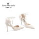 女 法式 婚鞋 气质中空凉鞋 玫瑰米兰达RoseMiranda高跟鞋