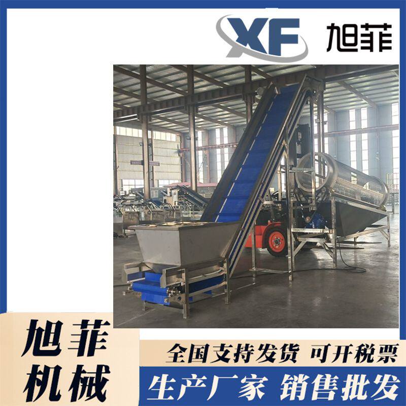 不锈钢鲜活龙虾分级机器  全自动滚筒分拣流水线  清水虾加工设备
