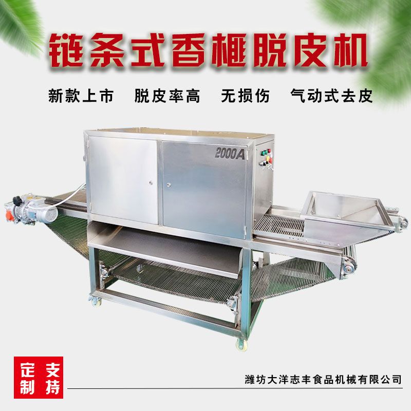 可定制 香榧破壳去皮加工设备 无破损去皮率高现货气动香榧去皮机