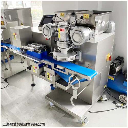 包馅设备咸蛋黄肉松馅青团机器厂家 月饼成型 麻薯包馅机全自动馅
