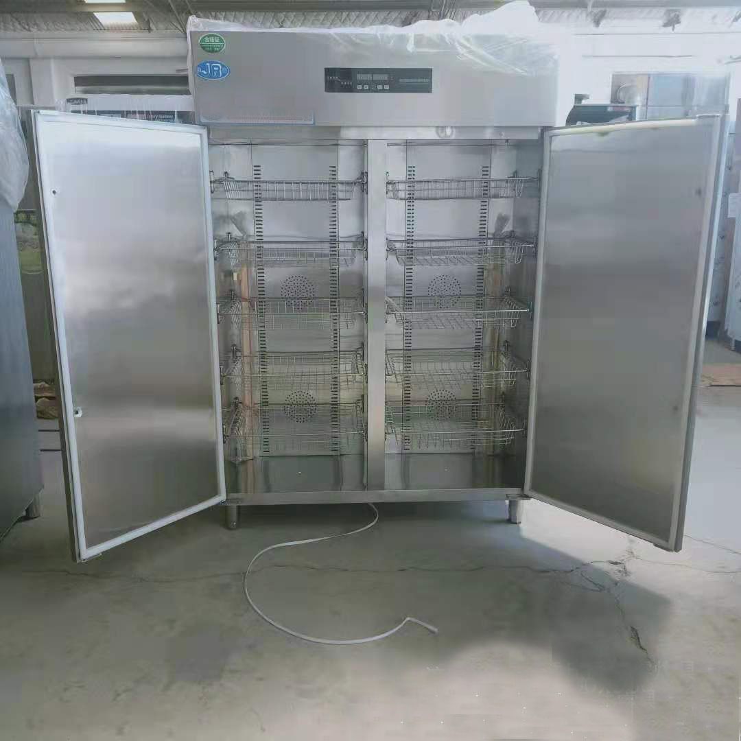 商用双门消毒柜 酒店热风循环餐具保洁柜 学校食堂不锈钢消毒碗柜