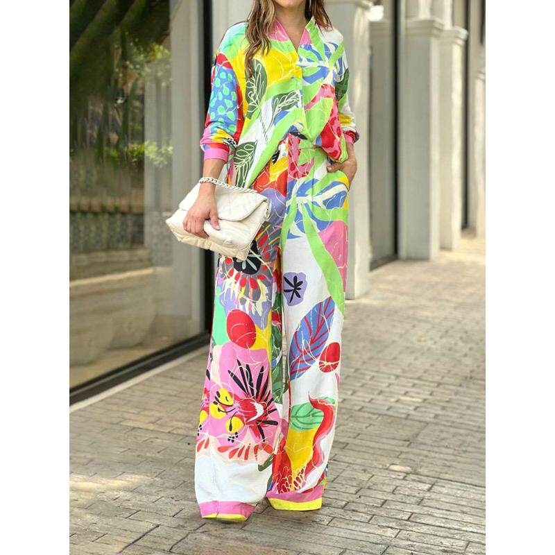 Street trendy women's polyester fashion casual set
