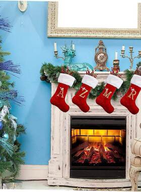 Large Christmas stocking Christmas decoration gift bag圣诞袜