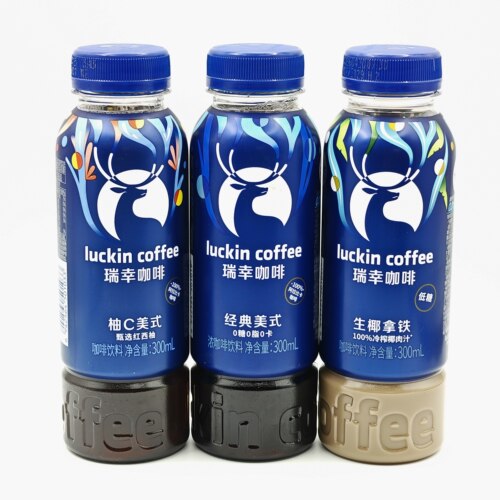 【瑞幸咖啡瓶装咖啡300mL】即饮咖啡经典美式整箱15瓶囤货上班族