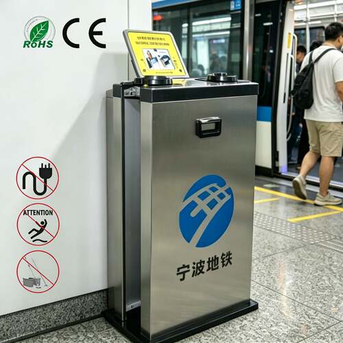 现货 不锈钢伞袋机 地铁自助湿伞套袋机 印刷LOGO  防水防滑