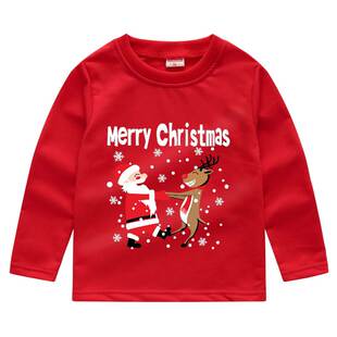 Christmas Kids T-shirt Children' Clothing Long Sleeve