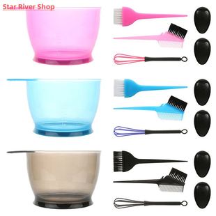 Caps Color Set with Bowl Dye Brush Mixer 5PCS Ear Hair