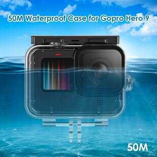 适用gopro hero 9 10 11防水潜水保护镜头cover waterproof case