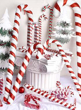 Multi Size Red And White Christmas Candy Canes Christmas